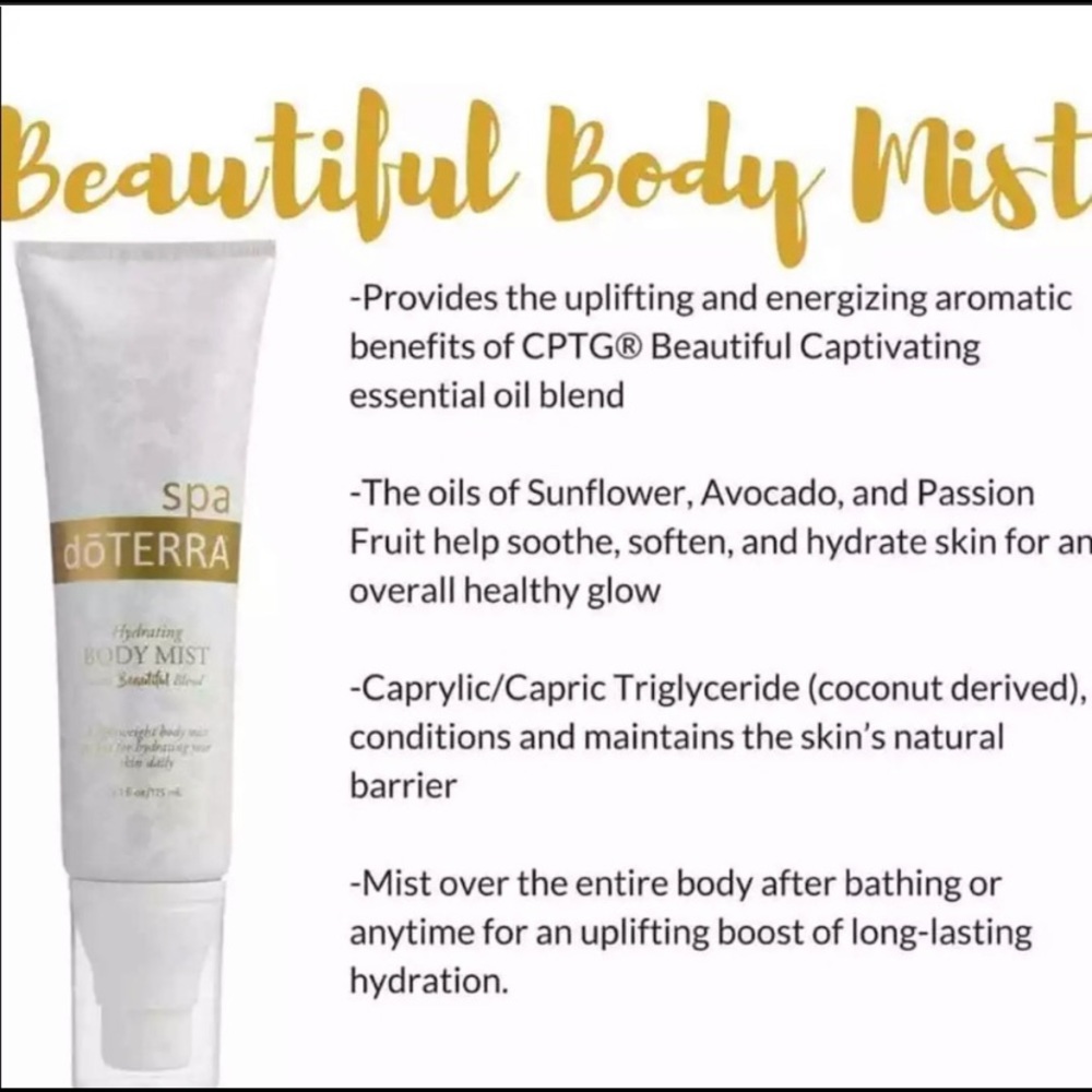 Doterra Beautiful Blend Hydrating Body Oil